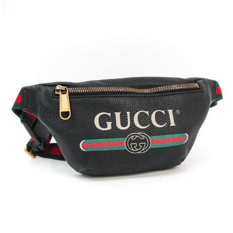 gucci black leather fanny pack|authentic Gucci fanny pack.